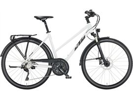 KTM VENETO LIGHT DISC - Trapez (white matt (black+red) 46 cm)