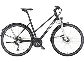 KTM AVENZA CROSS ST - Trapez (black matt (white+berry) 46 cm)