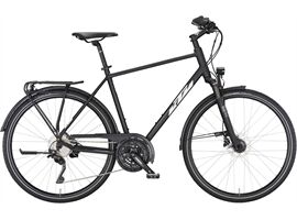 KTM VENETO LIGHT DISC - Diamant (black matt (black glossy) 46 cm)