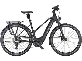 KTM CENTO 10 PLUS - 750 WH - Trapez (black matt (grey+green) 46 cm)