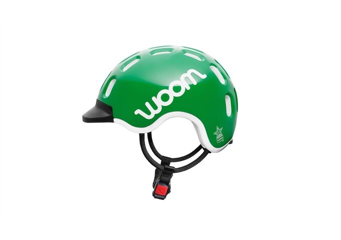 woom Kids Helm green S - Farbe läuft aus