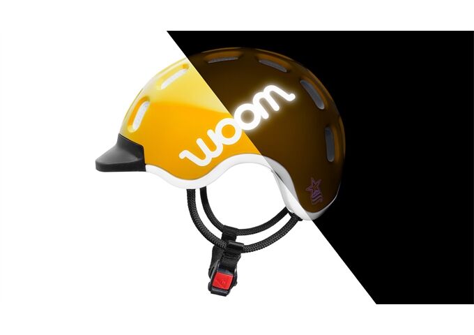 woom Kids Helm sunny yellow S