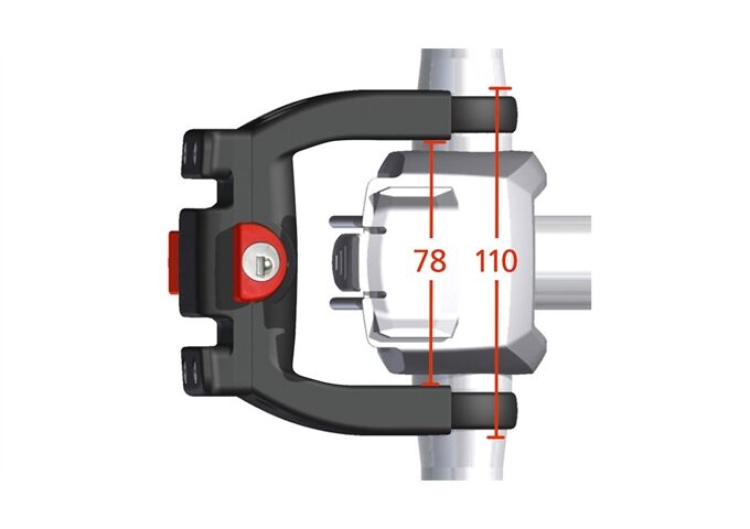 KlickFix LENKERADAPTER E MIT SCHLOS