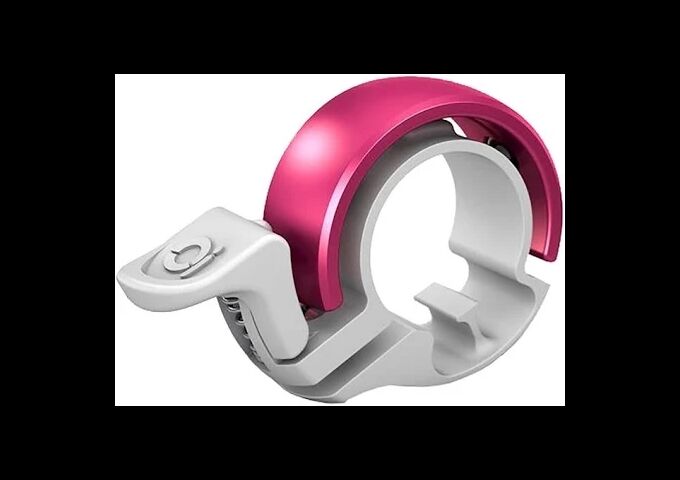 Knog Oi Classic Small Fahrradklingel, 22.2mm, white/pin