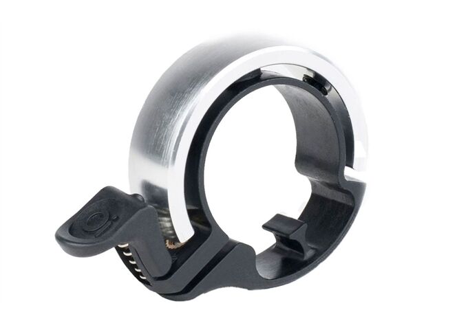 Knog Oi Classic Small Fahrradklingel, 22.2mm, silver