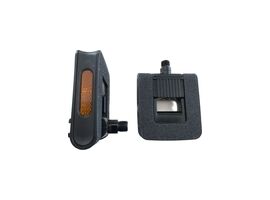 Zecure Pedale Faltpedale Anti Slip Pedale (schwarz)